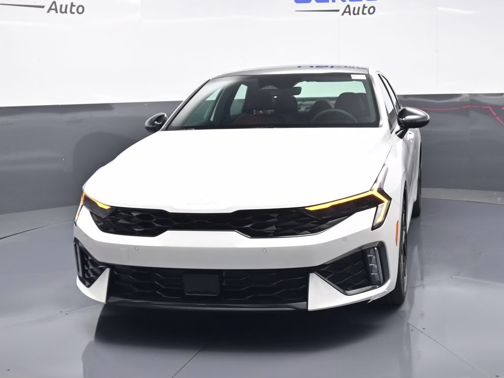 2026 Snow White Pearl Kia K5 GT-Line AWD Sedan