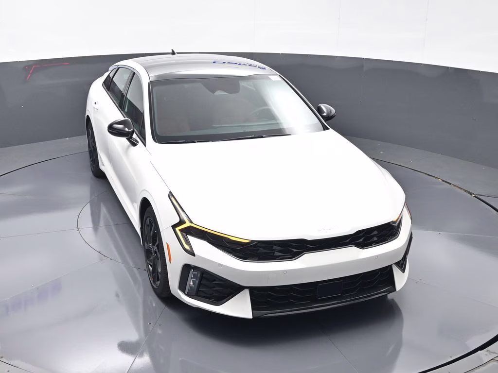 2026 Snow White Pearl Kia K5 GT-Line AWD Sedan