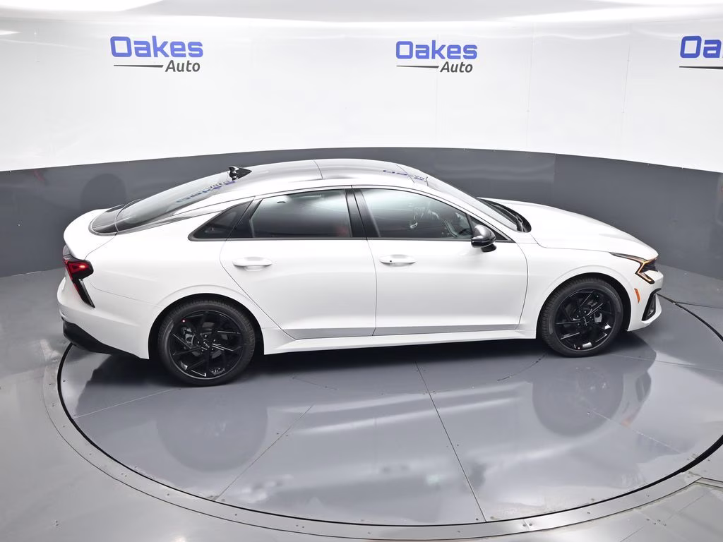 2026 Snow White Pearl Kia K5 GT-Line AWD Sedan