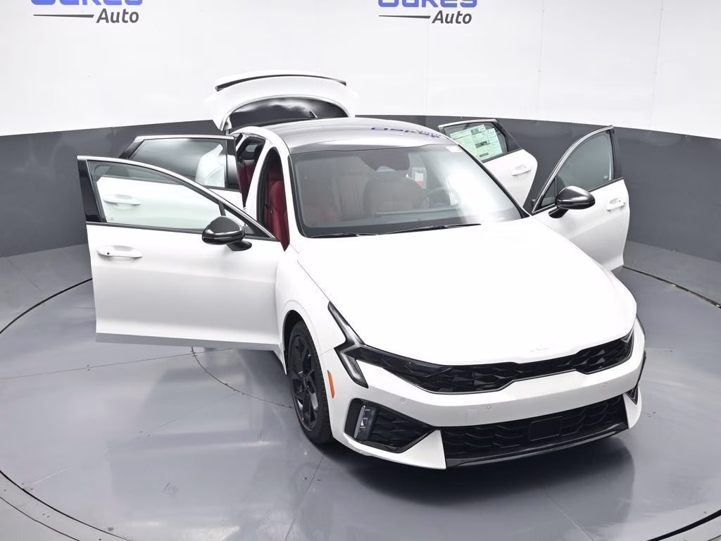 2026 Snow White Pearl Kia K5 GT-Line AWD Sedan