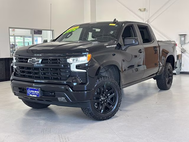 2024 Black Chevrolet Silverado 1500 RST 4X4 Truck