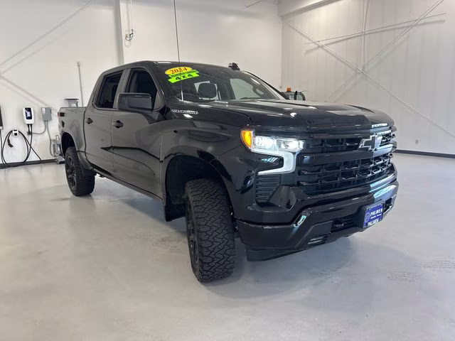 2024 Black Chevrolet Silverado 1500 RST 4X4 Truck