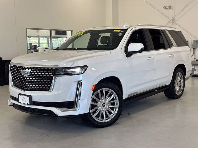 2022 Crystal White Tricoat Cadillac Escalade Premium Luxury 4X4 SUV