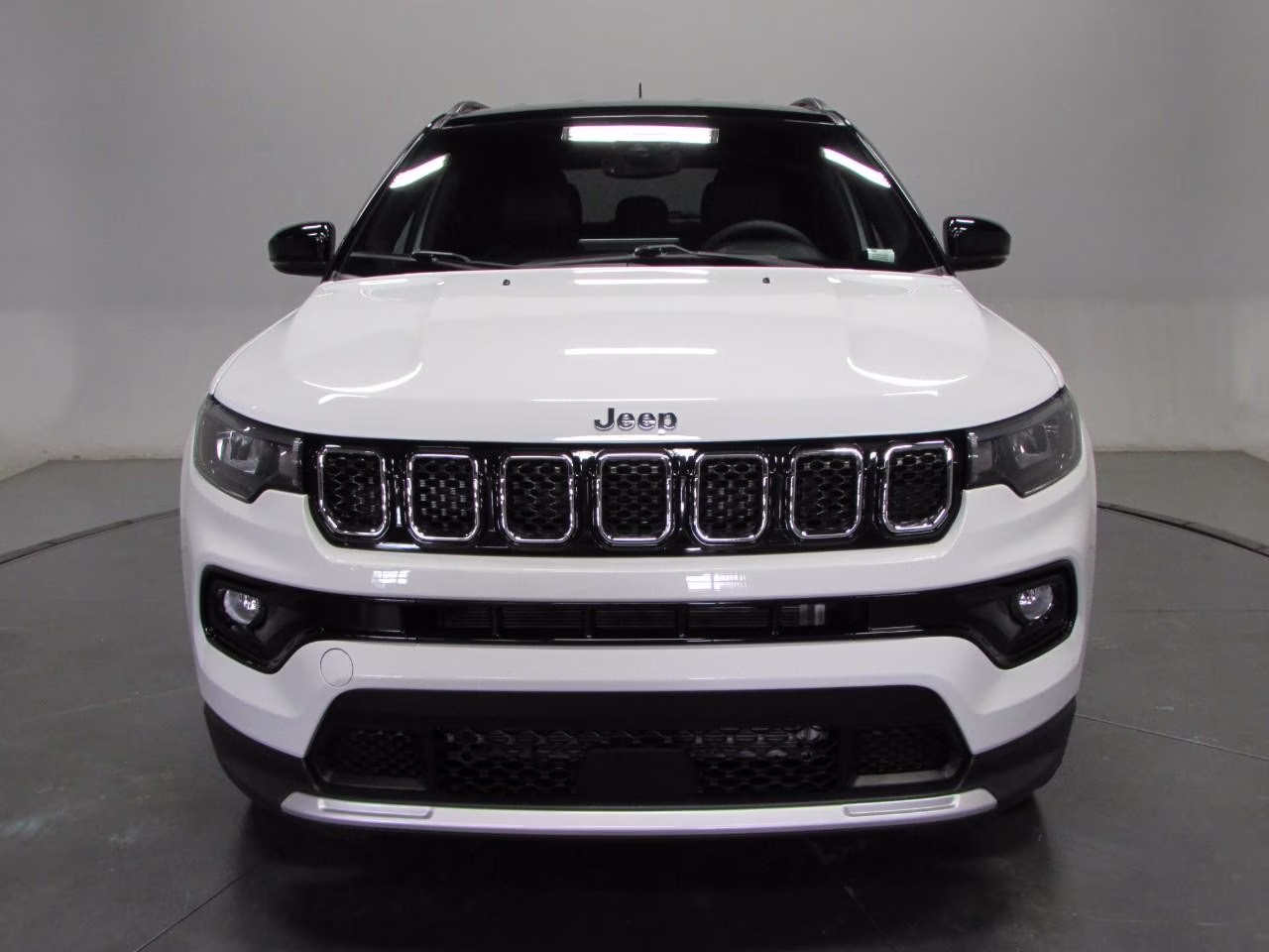 2023 Bright White Clearcoat Jeep Compass Limited 4X4 SUV