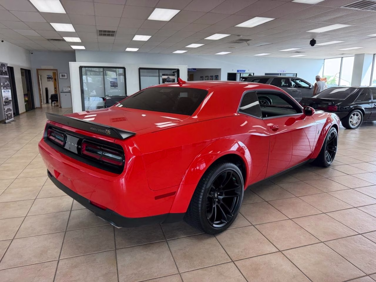 2023 Go Mango Dodge Challenger R/T Scat Pack Widebody RWD Coupe