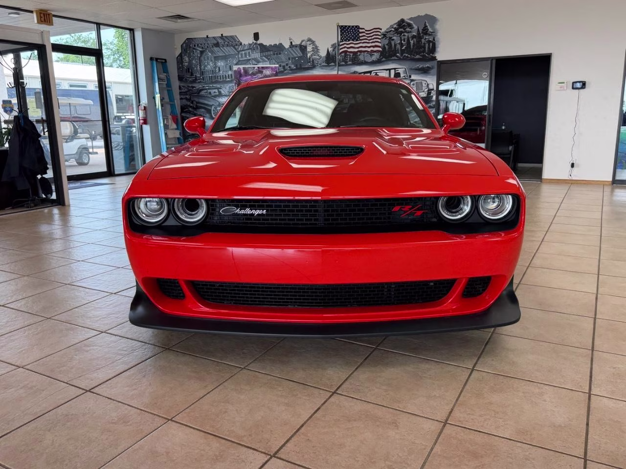 2023 Go Mango Dodge Challenger R/T Scat Pack Widebody RWD Coupe