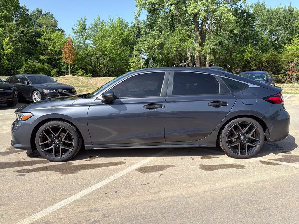 2024 Meteorite Gray Metallic Honda Civic Sport Touring FWD Hatchback