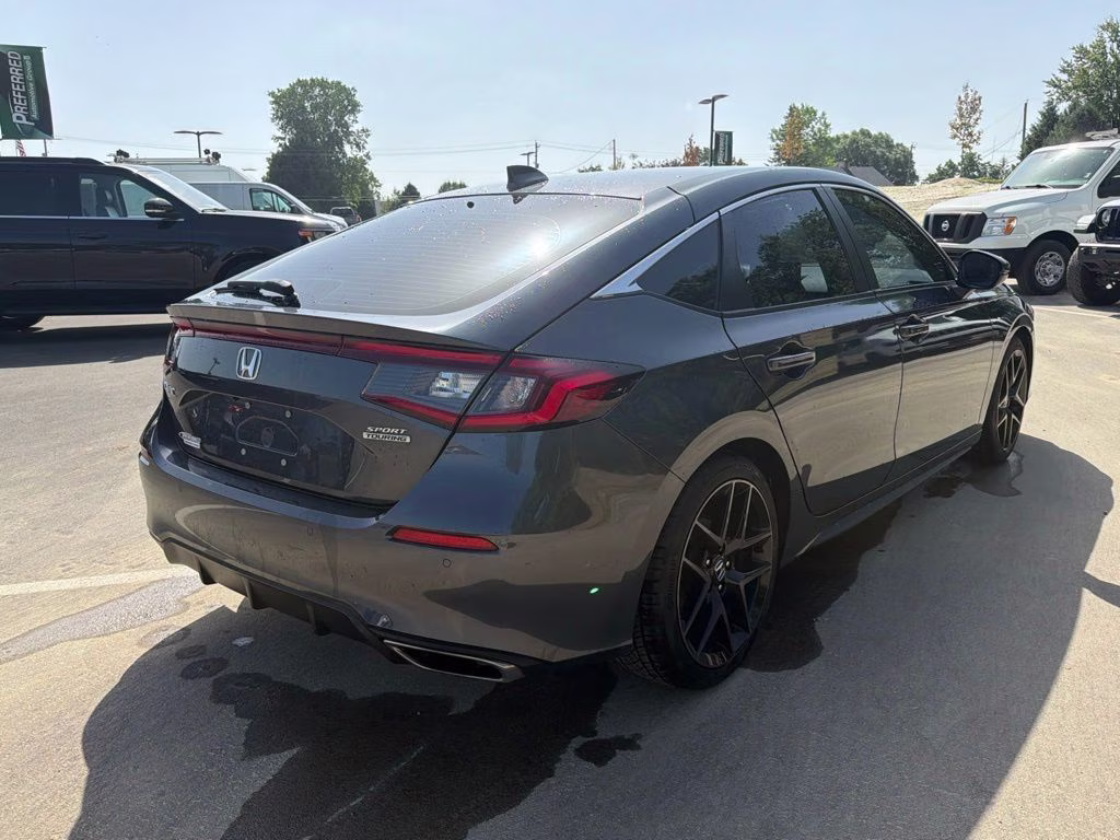 2024 Meteorite Gray Metallic Honda Civic Sport Touring FWD Hatchback