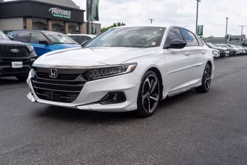 2022 Platinum White Pearl Honda Accord Sport FWD Sedan