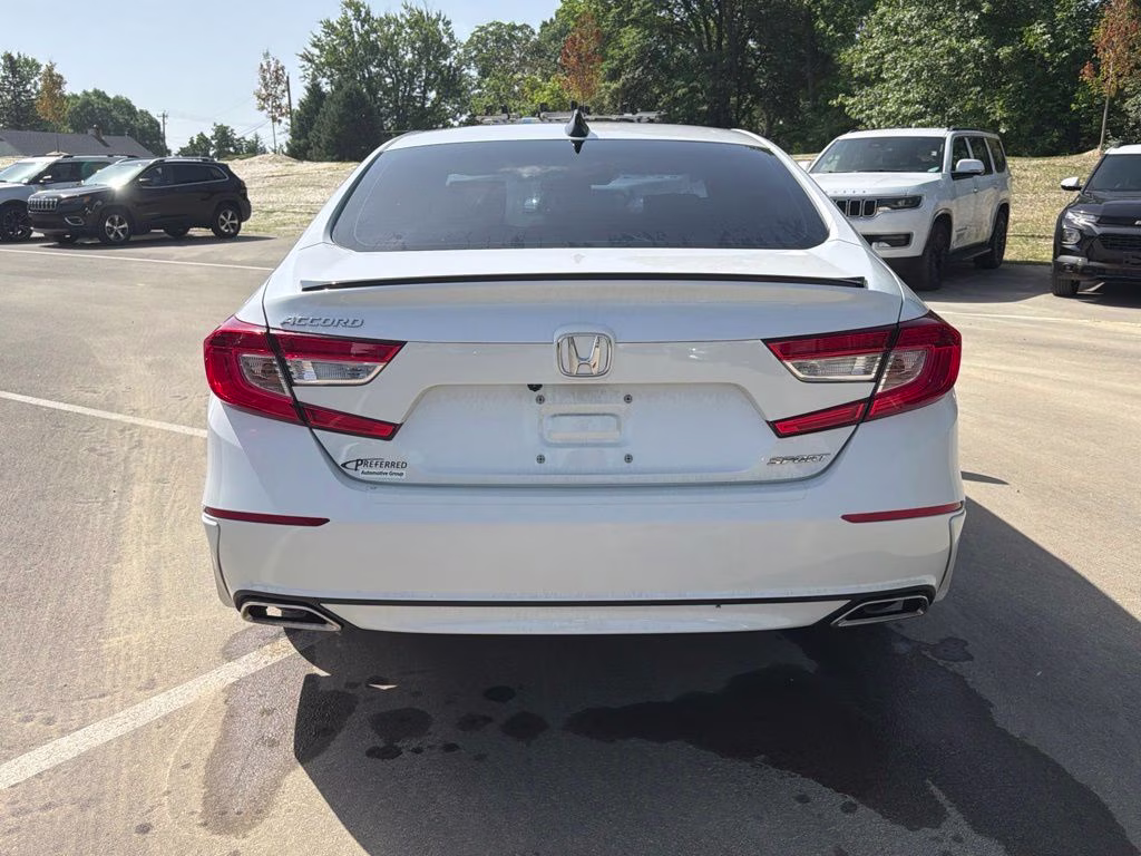 2022 Platinum White Pearl Honda Accord Sport FWD Sedan