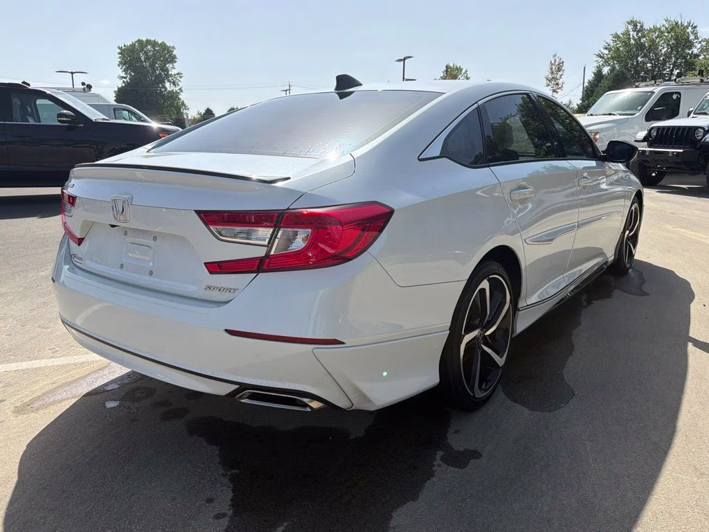 2022 Platinum White Pearl Honda Accord Sport FWD Sedan