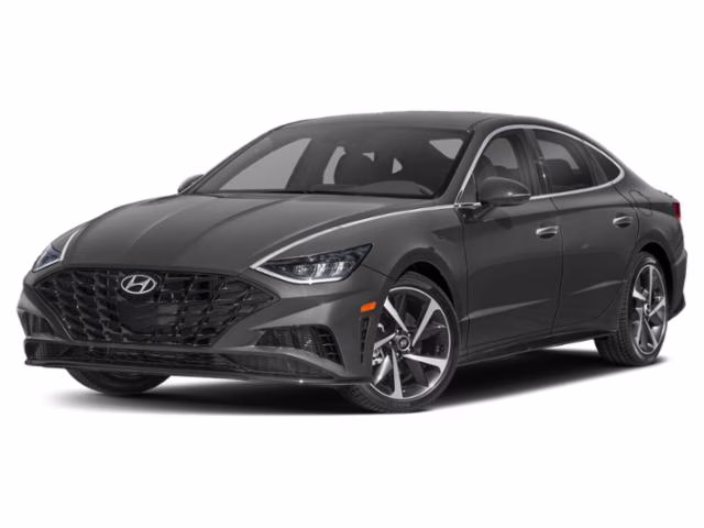 2021 Hampton Gray Hyundai Sonata SEL Plus FWD Sedan