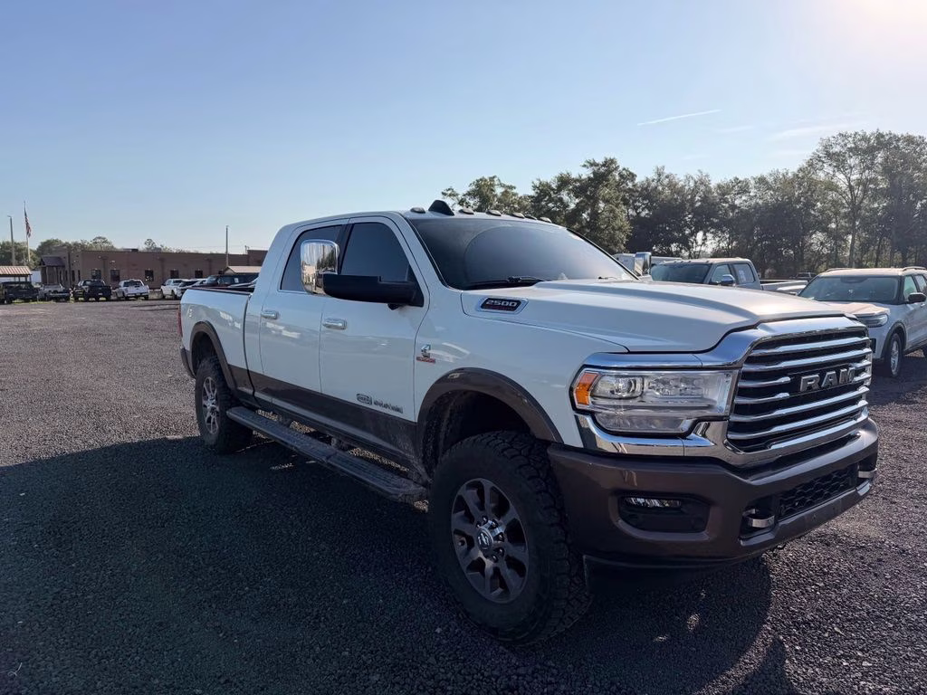 2022 Pearl White Ram 2500 Longhorn 4X4 Truck