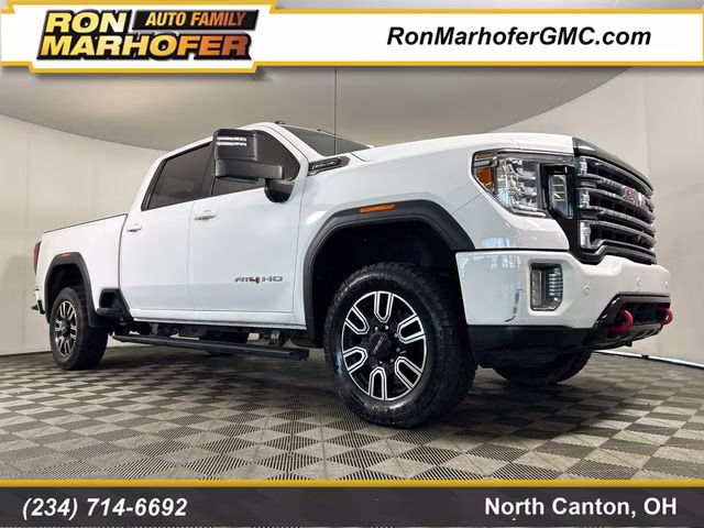 2021 Summit White GMC Sierra 2500HD AT4 4X4 Truck