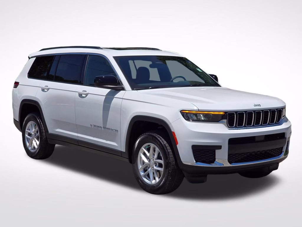 2026 Bright White Clearcoat Jeep Grand Cherokee L Laredo X 4X4 SUV