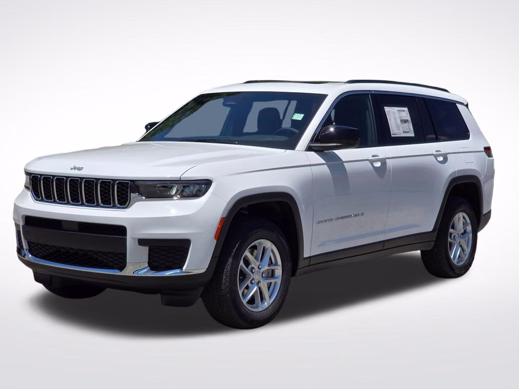 2026 Bright White Clearcoat Jeep Grand Cherokee L Laredo X 4X4 SUV