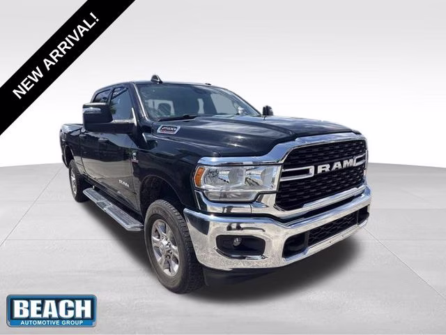2024 Diamond Black Crystal Pearlcoat Ram 2500 Big Horn 4X4 Truck