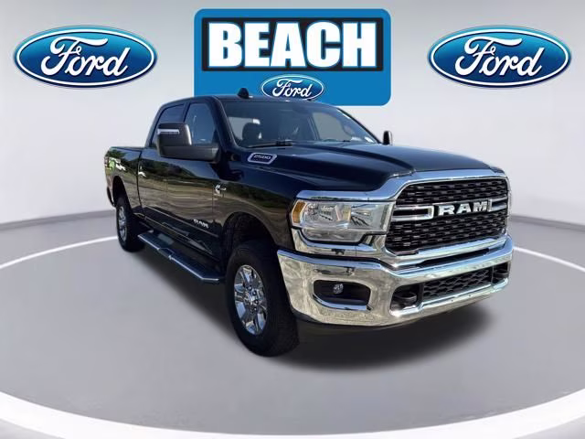 2024 Diamond Black Crystal Pearlcoat Ram 2500 Big Horn 4X4 Truck