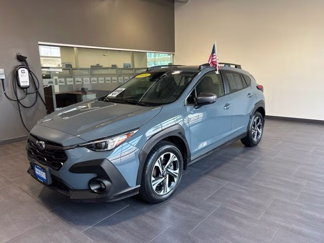 2024 Offshore Blue Metallic Subaru Crosstrek Premium AWD SUV