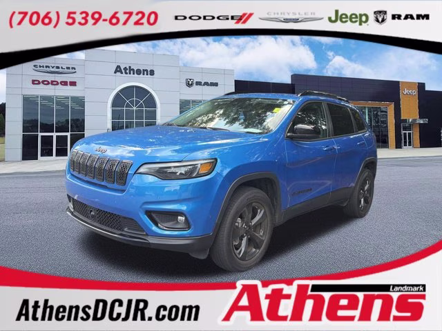 2023 Hydro Blue Pearlcoat Jeep Cherokee Altitude Lux 4X4 SUV