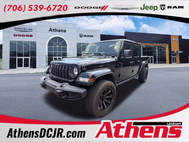 2024 Black Clearcoat Jeep Gladiator Nighthawk 4X4 Truck