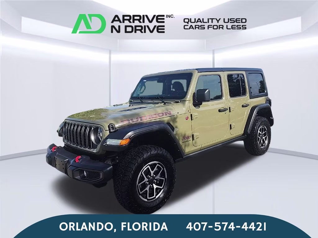 2025 Green Jeep Wrangler Rubicon 4X4 SUV