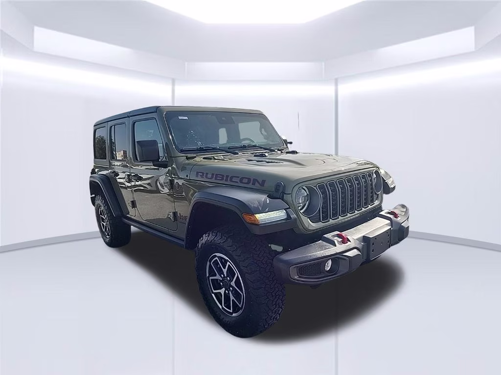 2025 Green Jeep Wrangler Rubicon 4X4 SUV