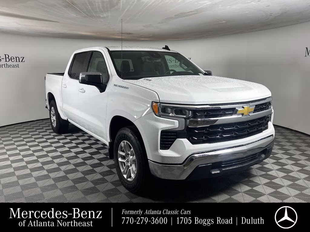 2023 Summit White Chevrolet Silverado 1500 LT RWD Truck