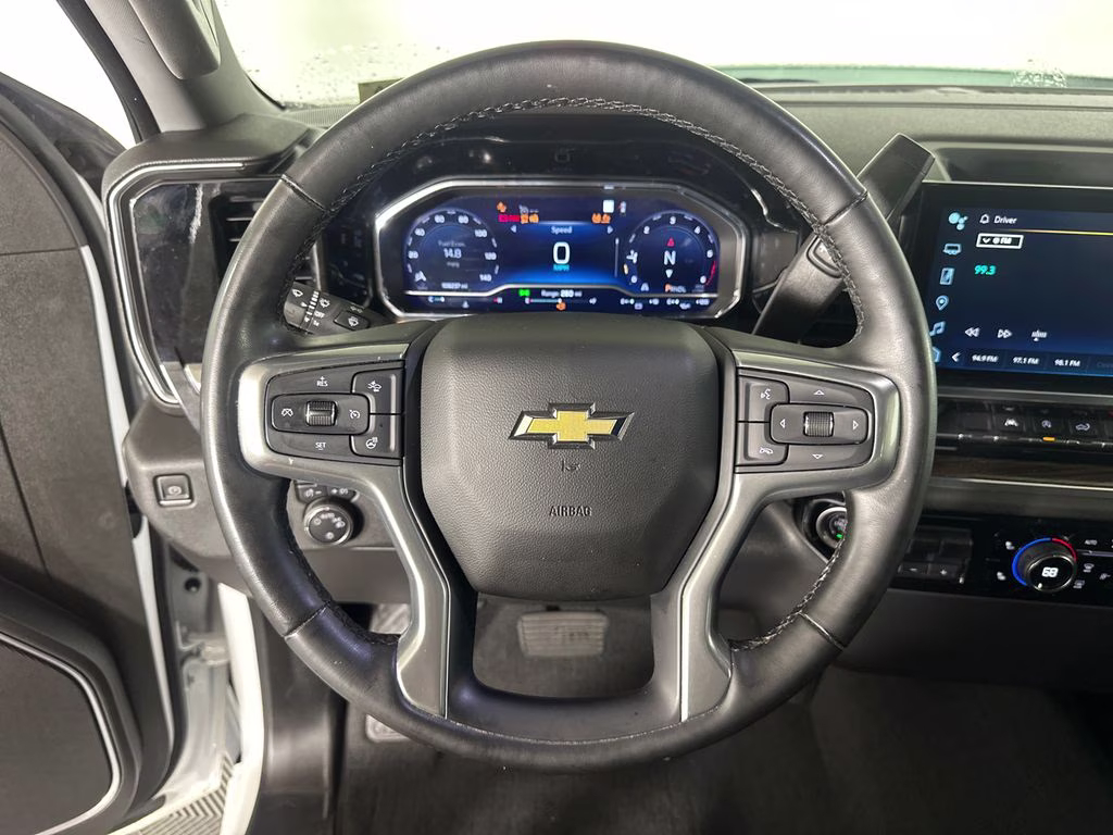2023 Summit White Chevrolet Silverado 1500 LT RWD Truck