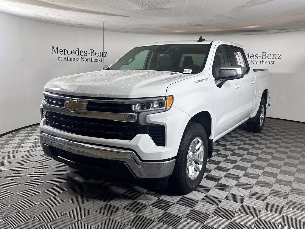 2023 Summit White Chevrolet Silverado 1500 LT RWD Truck