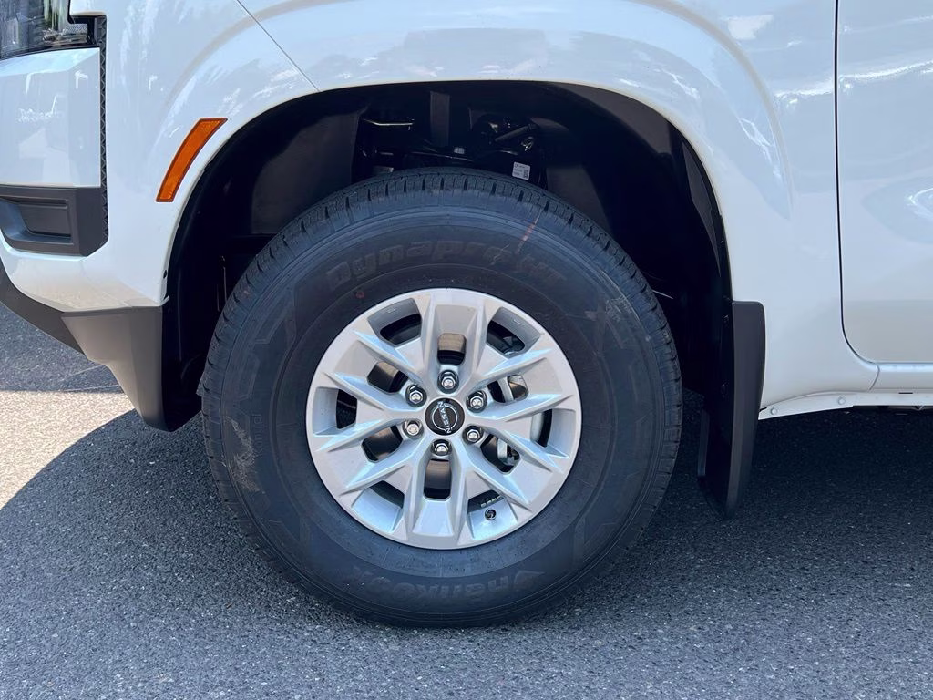2026 Glacier White Nissan Frontier S 4X4 Truck