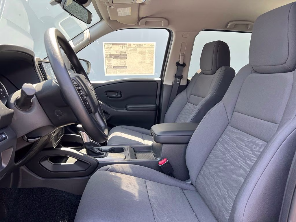 2026 Glacier White Nissan Frontier S 4X4 Truck