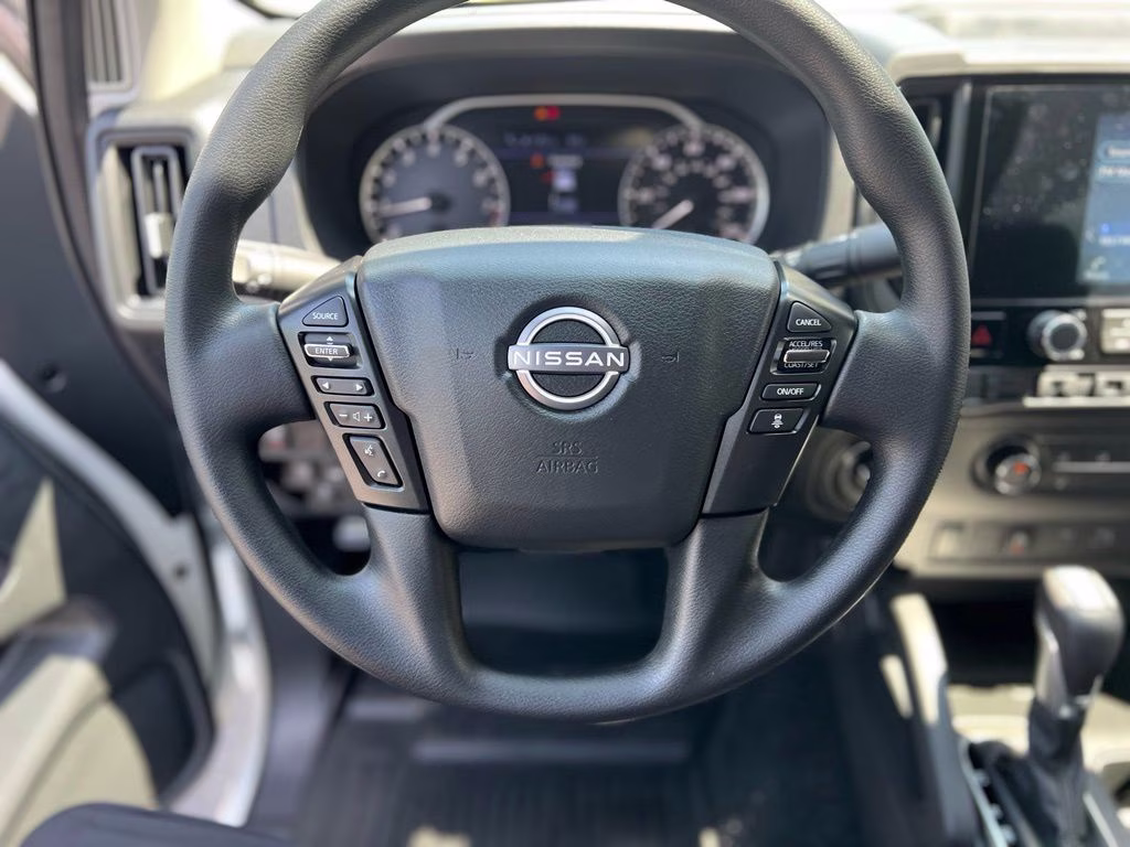 2026 Glacier White Nissan Frontier S 4X4 Truck