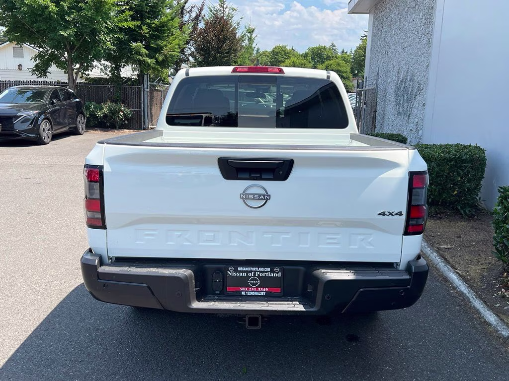 2026 Glacier White Nissan Frontier S 4X4 Truck