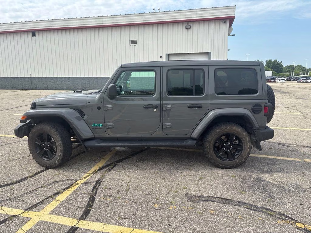 2021 Gray Clearcoat Jeep Wrangler Unlimited Sahara Altitude 4X4 SUV