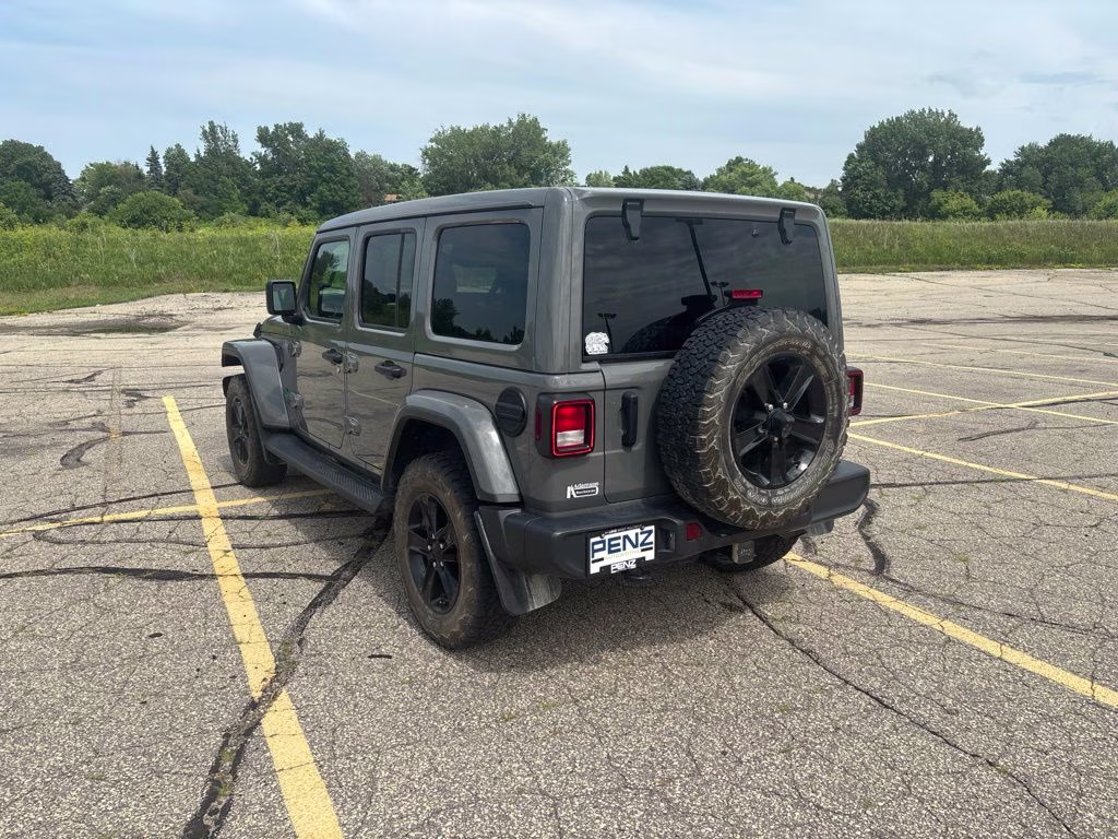2021 Gray Clearcoat Jeep Wrangler Unlimited Sahara Altitude 4X4 SUV