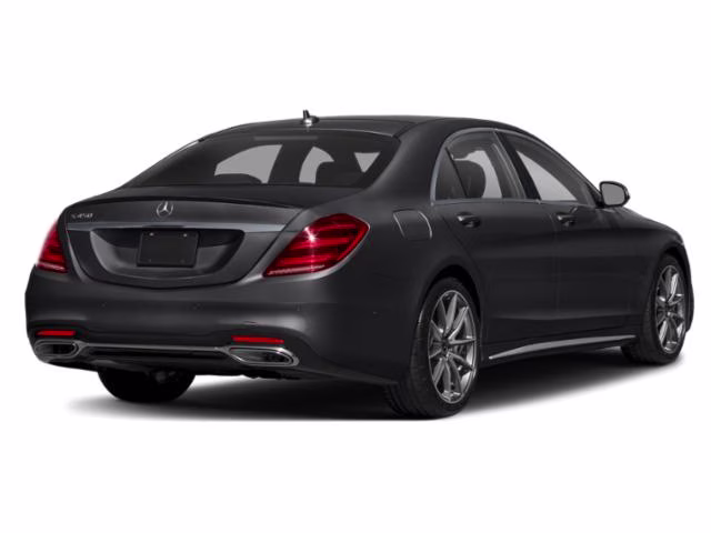 2018 Black Mercedes-Benz S-Class S 450 RWD Sedan