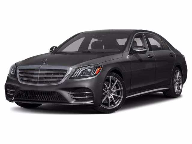 2018 Black Mercedes-Benz S-Class S 450 RWD Sedan