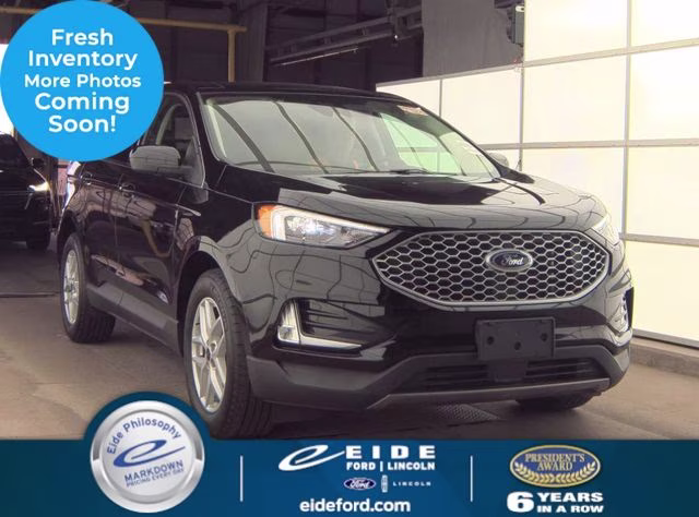 2024 Agate Black Metallic Ford Edge SEL AWD SUV