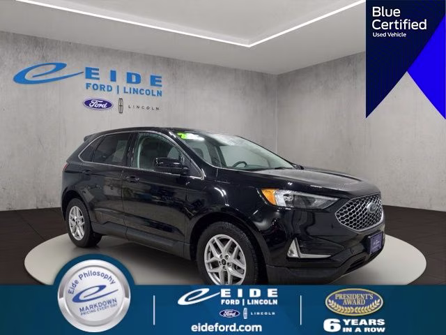 2024 Agate Black Metallic Ford Edge SEL AWD SUV