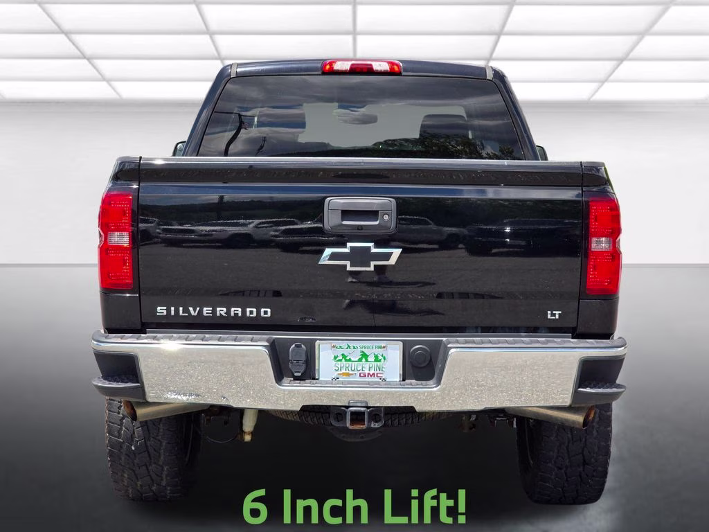 2015 Black Chevrolet Silverado 1500 LT 4X4 Truck