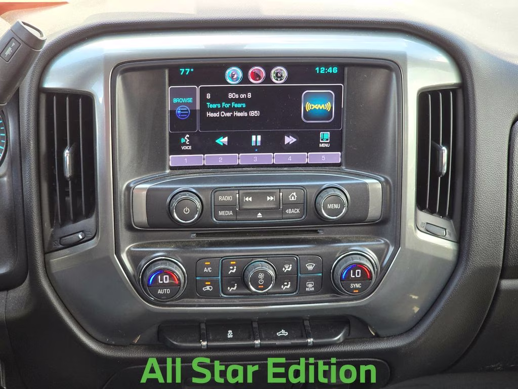 2015 Black Chevrolet Silverado 1500 LT 4X4 Truck