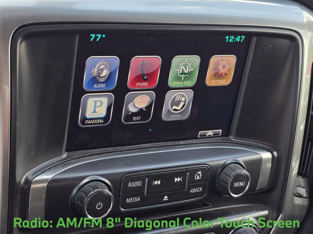 2015 Black Chevrolet Silverado 1500 LT 4X4 Truck