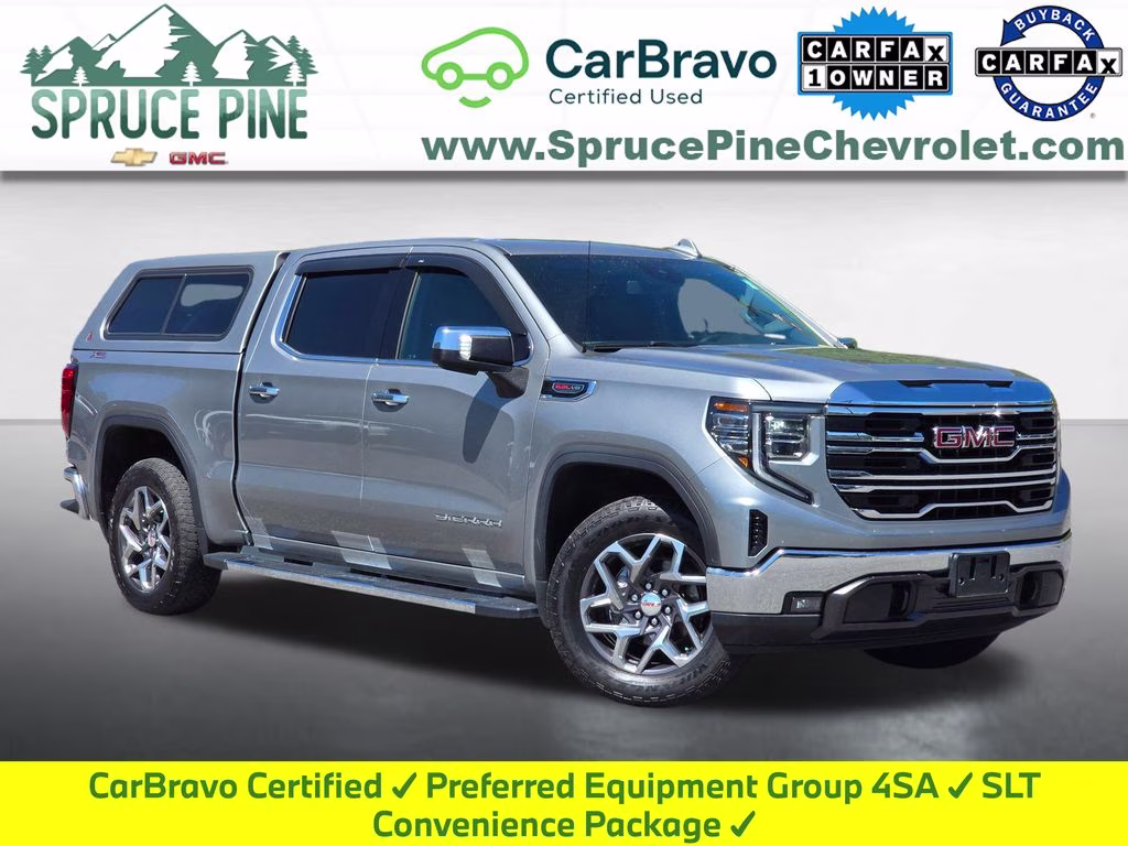 2023 Sterling Metallic GMC Sierra 1500 SLT 4X4 Truck