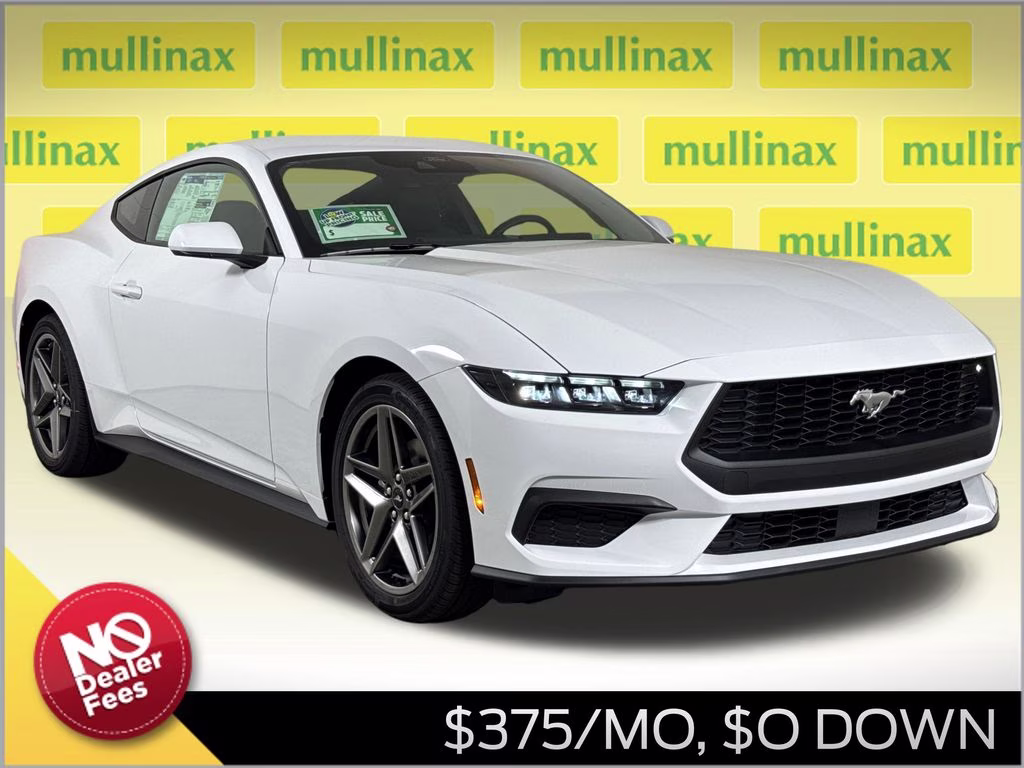 2026 Oxford White Ford Mustang EcoBoost RWD Coupe