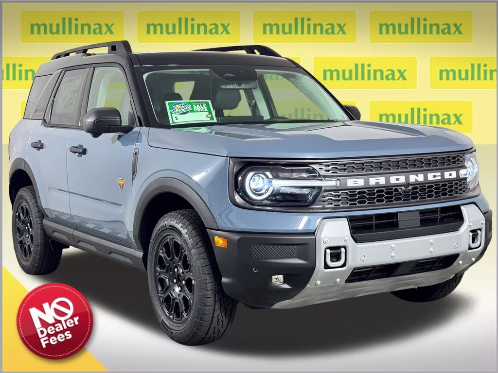 2026 Azure Gray Metallic Tri-Coat Ford Bronco Sport Badlands 4X4 SUV