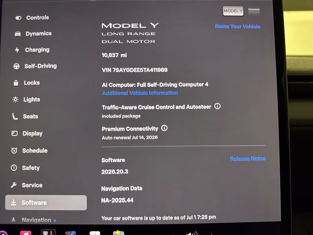 2026 Solid Black Tesla Model Y Long Range AWD SUV