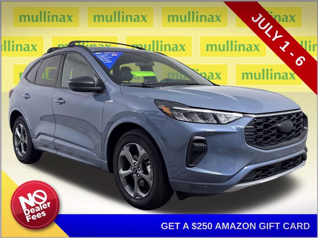 2024 Vapor Blue Metallic Ford Escape Hybrid ST-Line FWD SUV