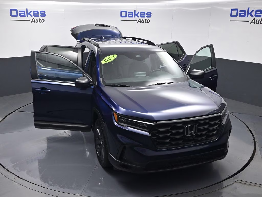 2023 Obsidian Blue Pearl Honda Pilot Sport AWD SUV