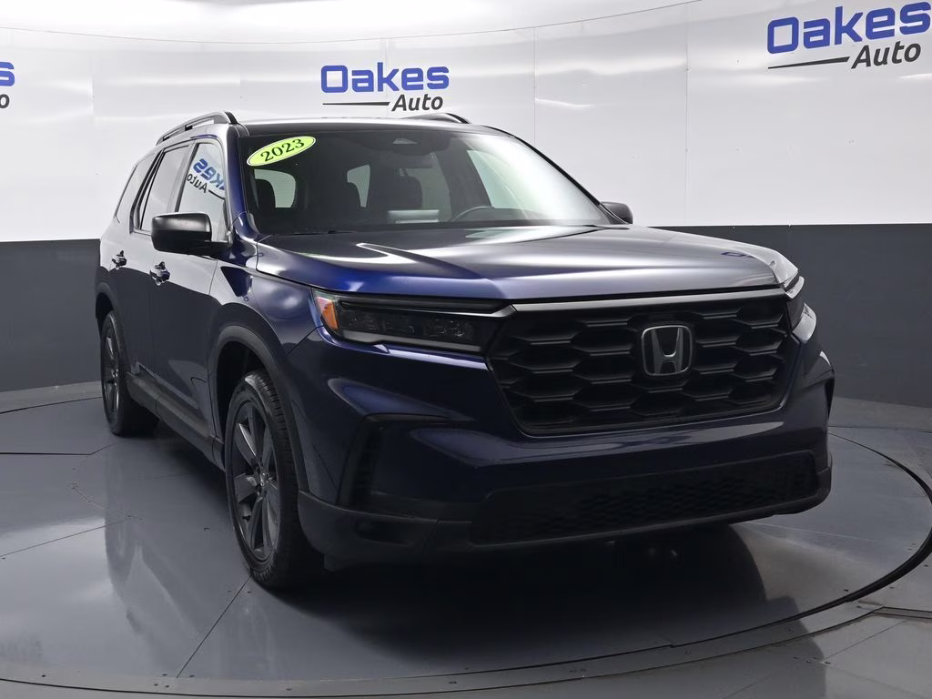 2023 Obsidian Blue Pearl Honda Pilot Sport AWD SUV